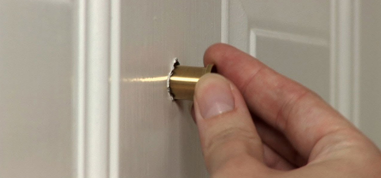 peephole door repair in Sebastian